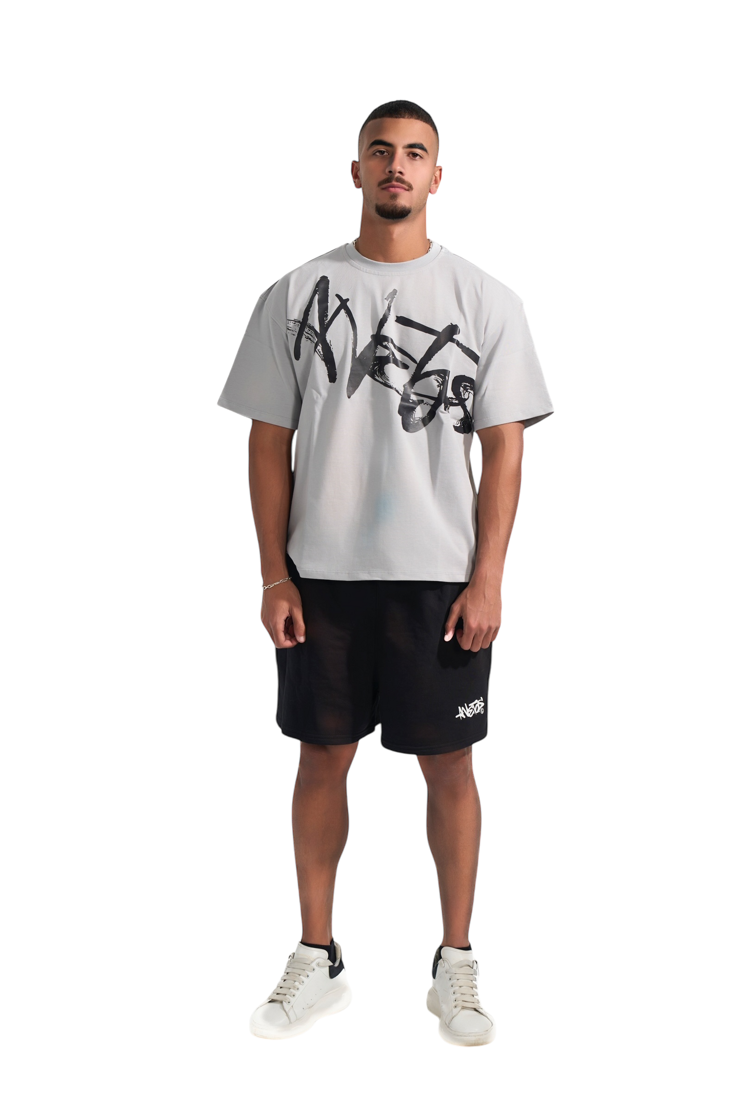 ANETOS Signature Grey Tee