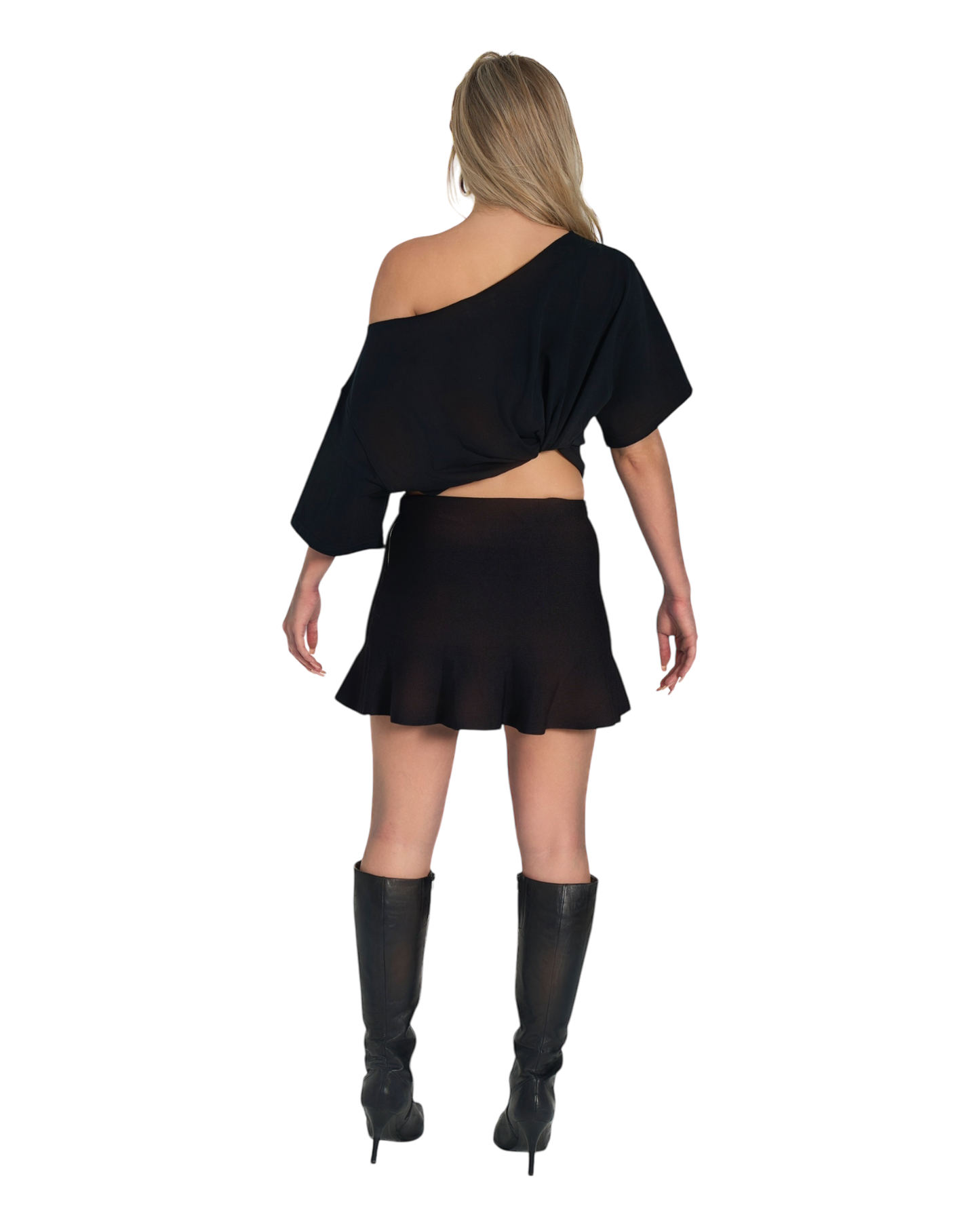 ANETOS Black Signature Off-Shoulder