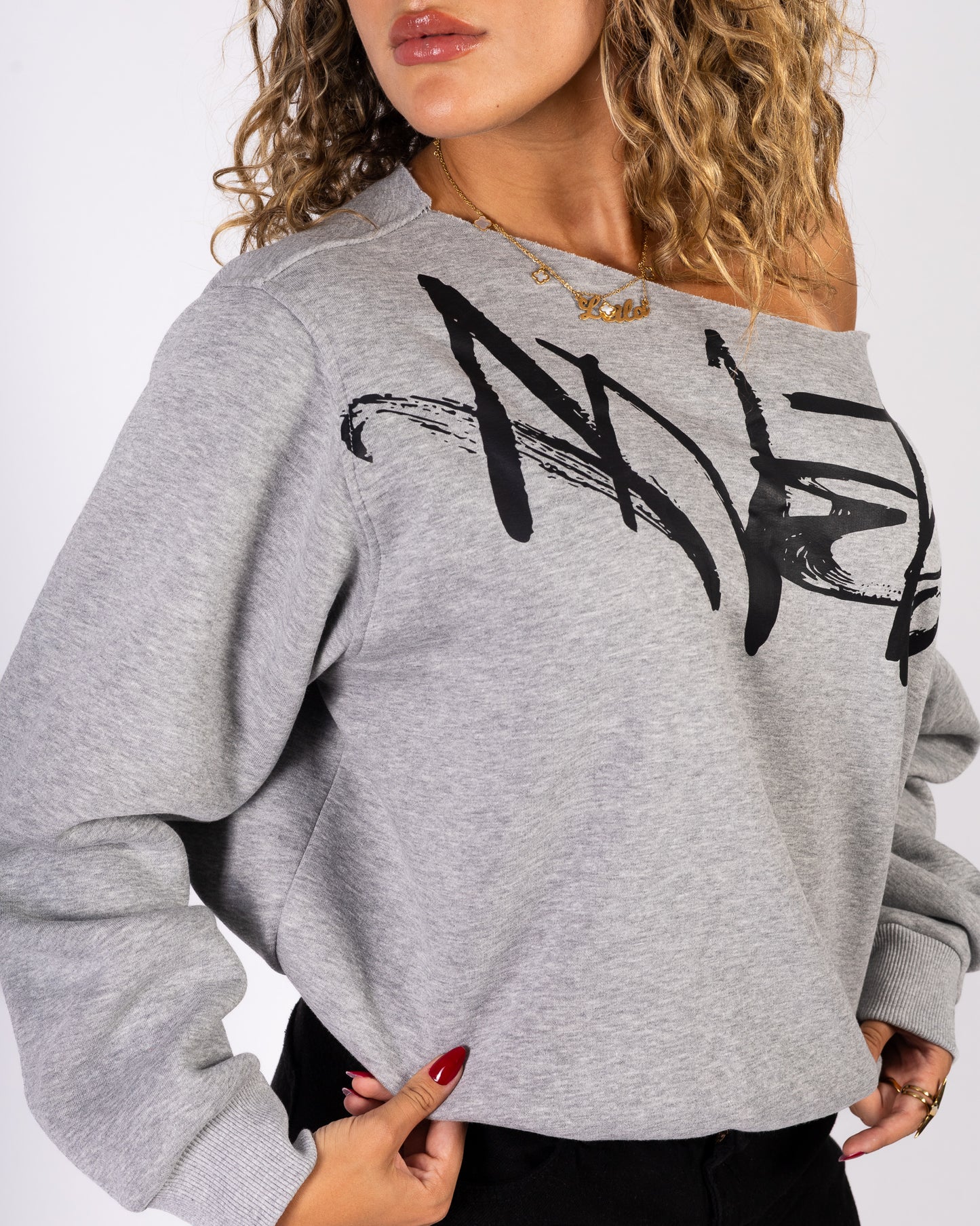 Grey Edition – Anetos Signature Off-Shoulder Anetos