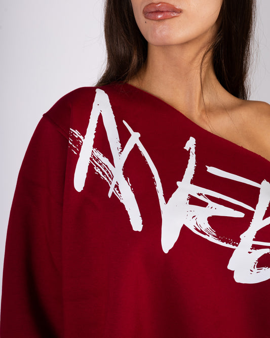 Burgundy Edition – Anetos Signature Off-Shoulder Anetos