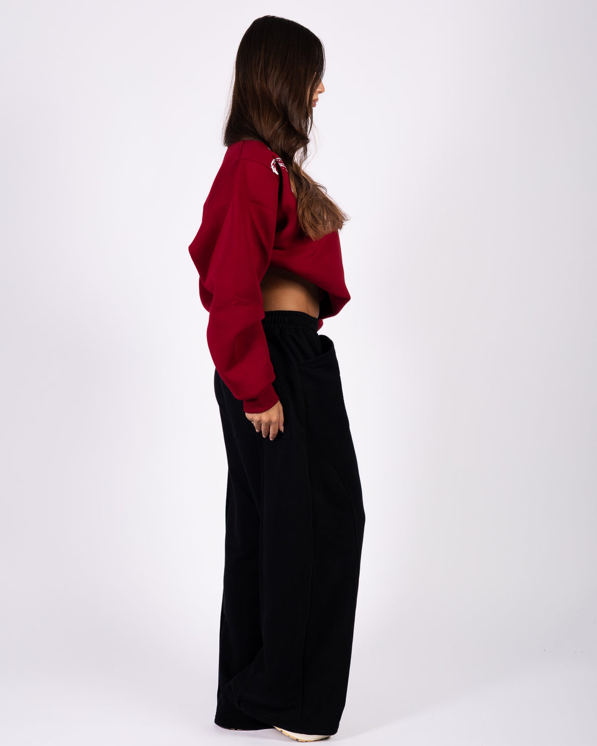 Burgundy Edition – Anetos Signature Off-Shoulder Anetos