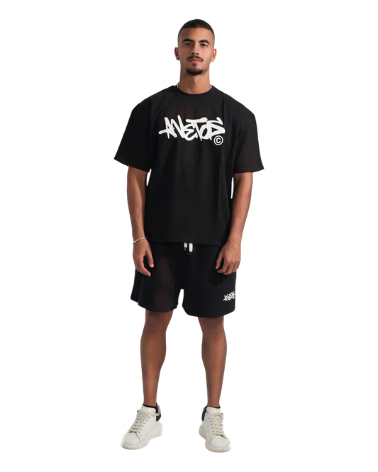 ANETOS Classic Black Tee