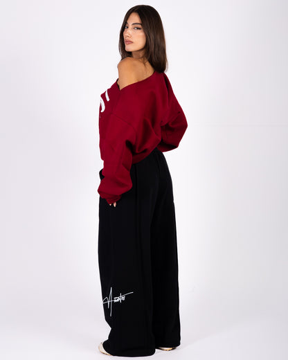 Burgundy Edition – Anetos Signature Off-Shoulder Anetos
