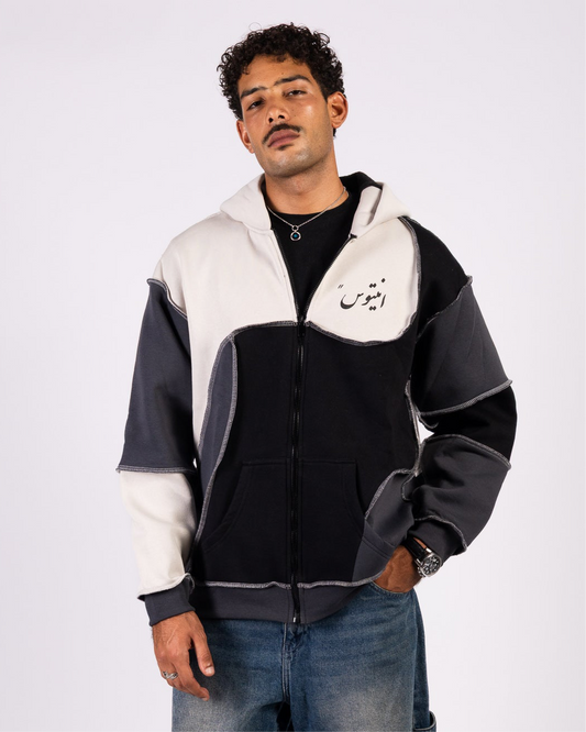 TECTONIC ZIP HOODIE NIGHT Anetos-eg