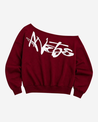 Burgundy Edition – Anetos Signature Off-Shoulder Anetos