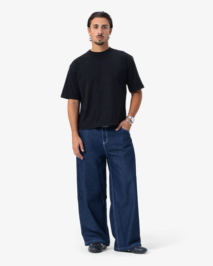 Anetos Raw Denim Balloon Fit Jeans Anetos