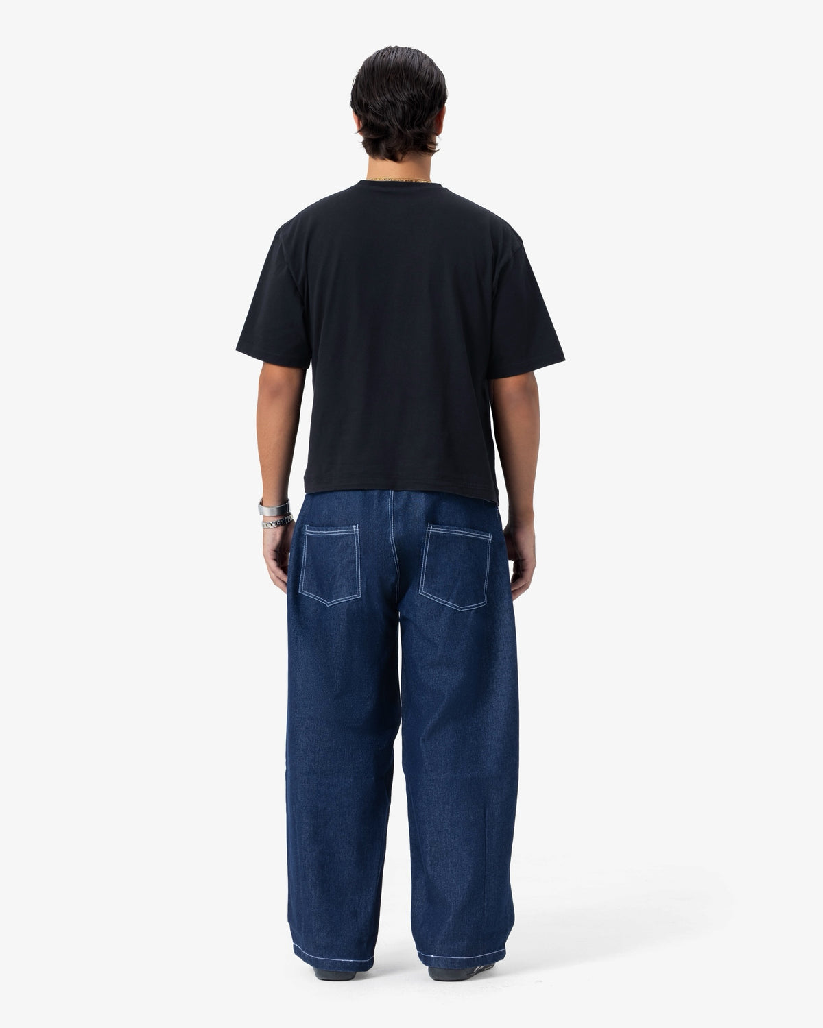 Anetos Raw Denim Balloon Fit Jeans Anetos