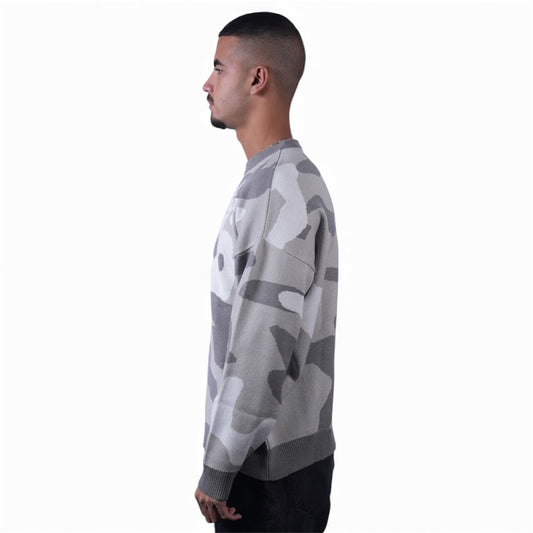 Grey Echo Knit Crew Anetos