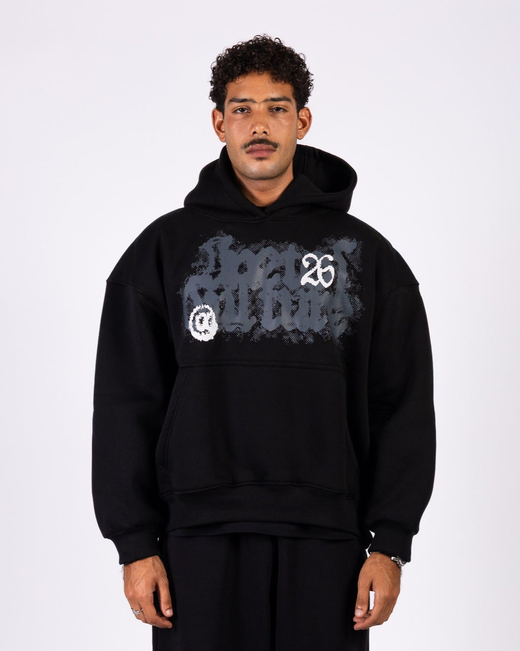 Street Culture - Black Hoodie Anetos