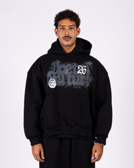 Street Culture - Black Hoodie Anetos