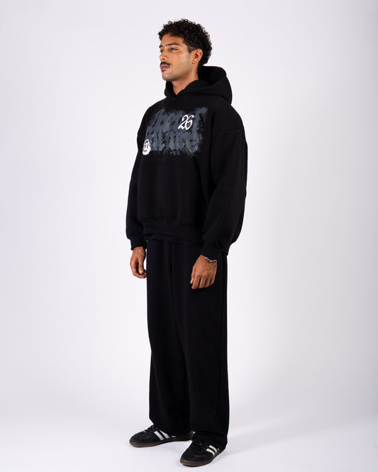 Street Culture - Black Hoodie Anetos