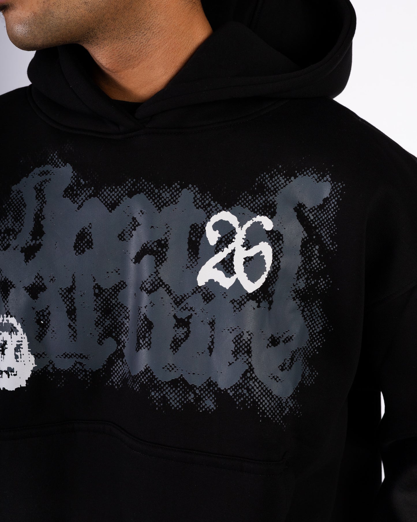 Street Culture - Black Hoodie Anetos