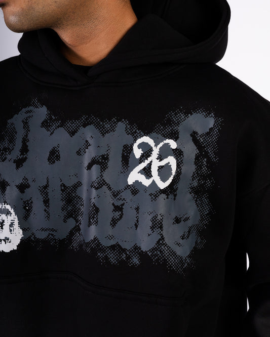 Street Culture - Black Hoodie Anetos