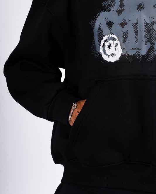 Street Culture - Black Hoodie Anetos