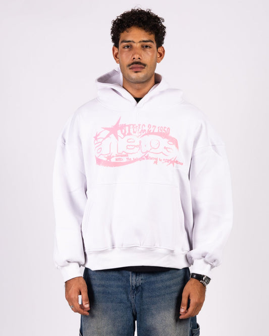 StarLight Nova - White Hoodie Anetos