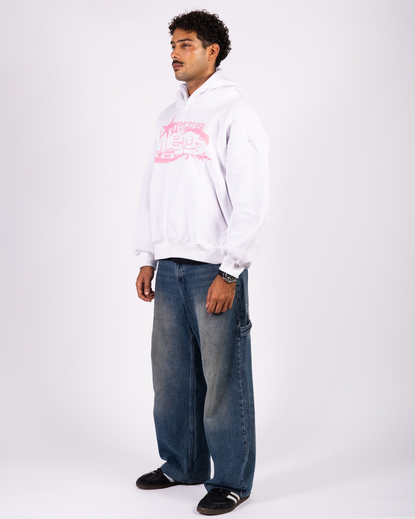 StarLight Nova - White Hoodie Anetos
