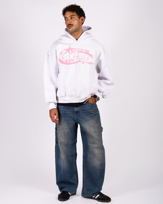 StarLight Nova - White Hoodie Anetos