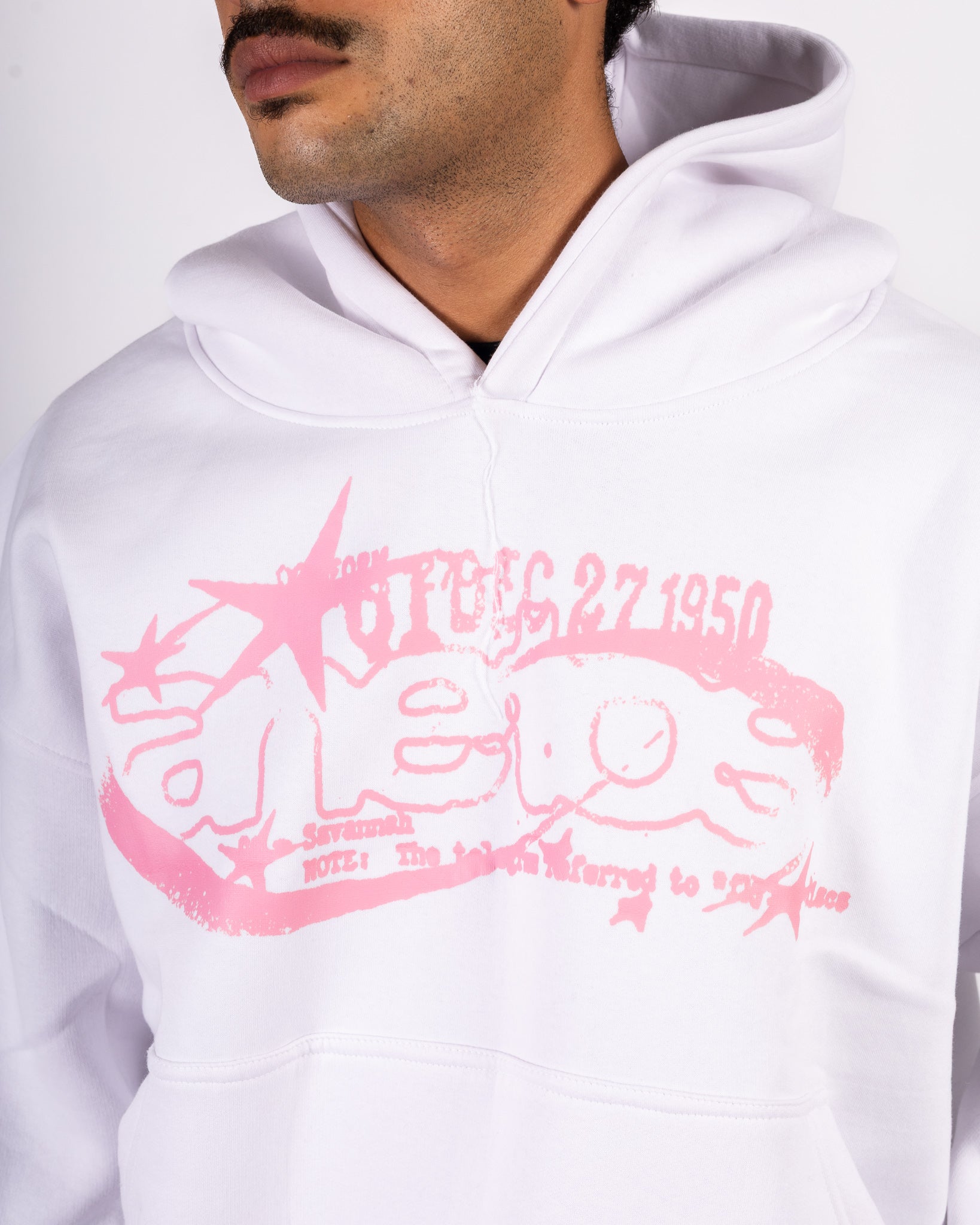 StarLight Nova - White Hoodie Anetos