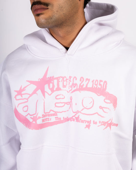 StarLight Nova - White Hoodie Anetos