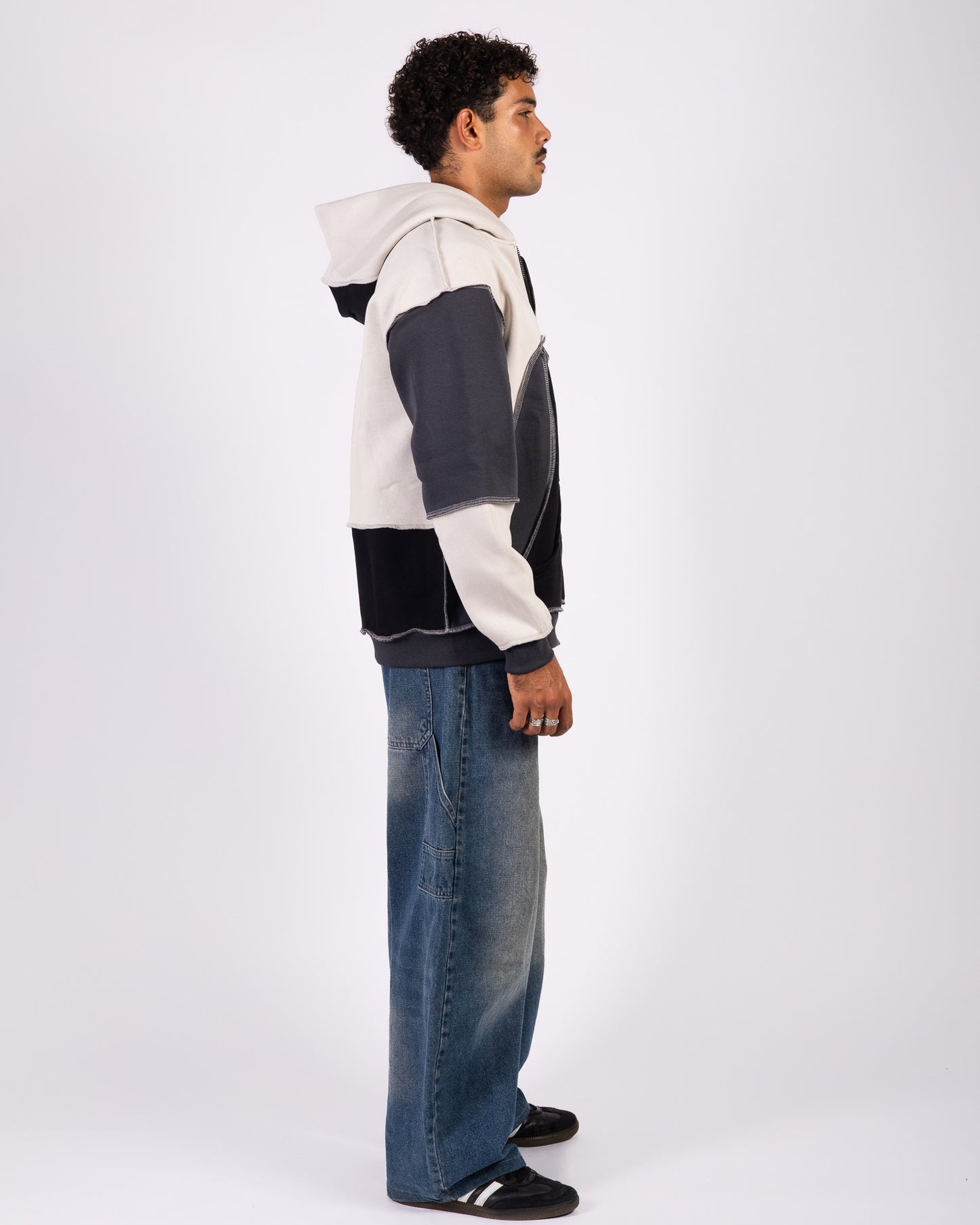 TECTONIC ZIP HOODIE NIGHT Anetos-eg