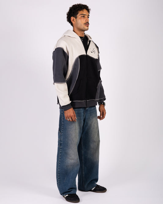 TECTONIC ZIP HOODIE NIGHT Anetos-eg