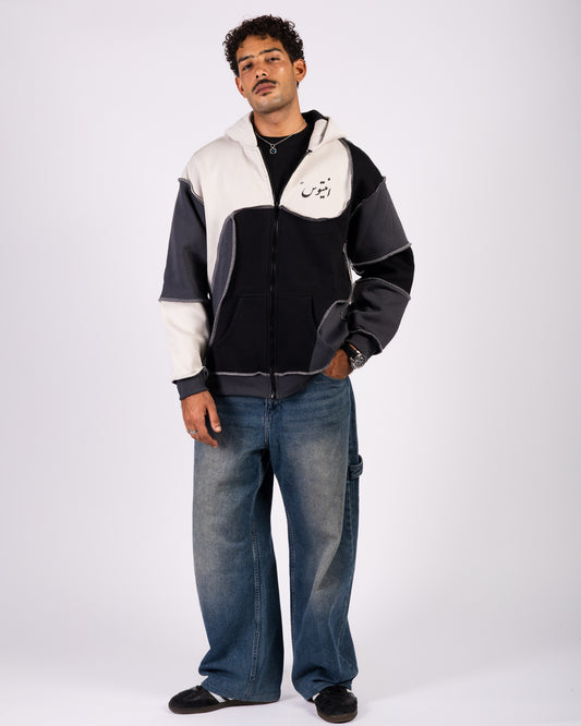 TECTONIC ZIP HOODIE NIGHT Anetos-eg