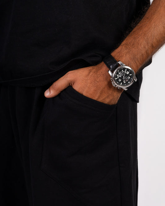 Baseline Black Sweatpants Anetos