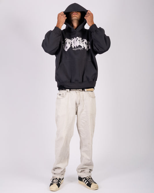 Shadow Script - Dark Grey Hoodie Anetos