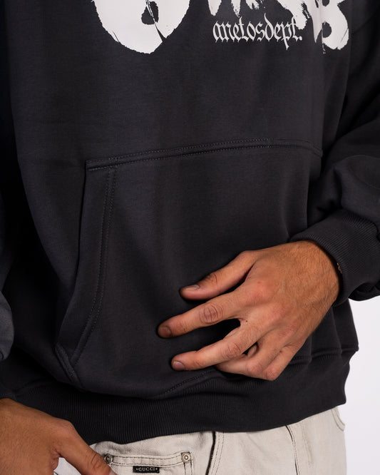 Shadow Script - Dark Grey Hoodie Anetos
