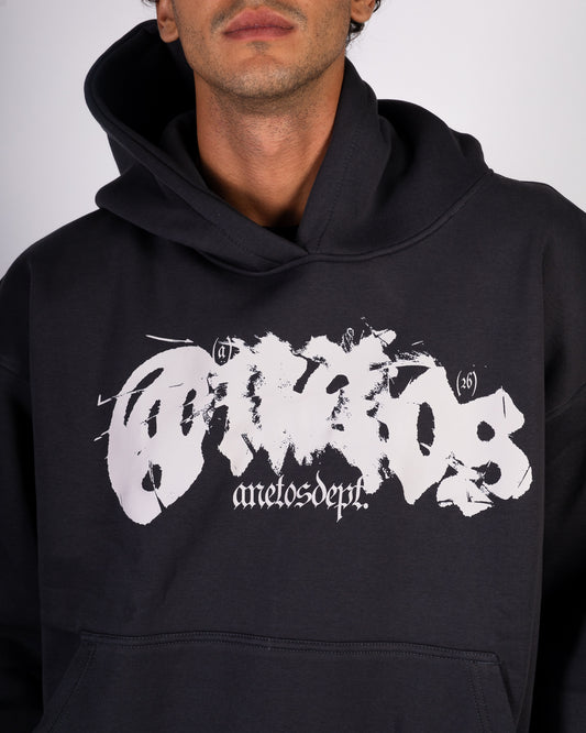 Shadow Script - Dark Grey Hoodie Anetos