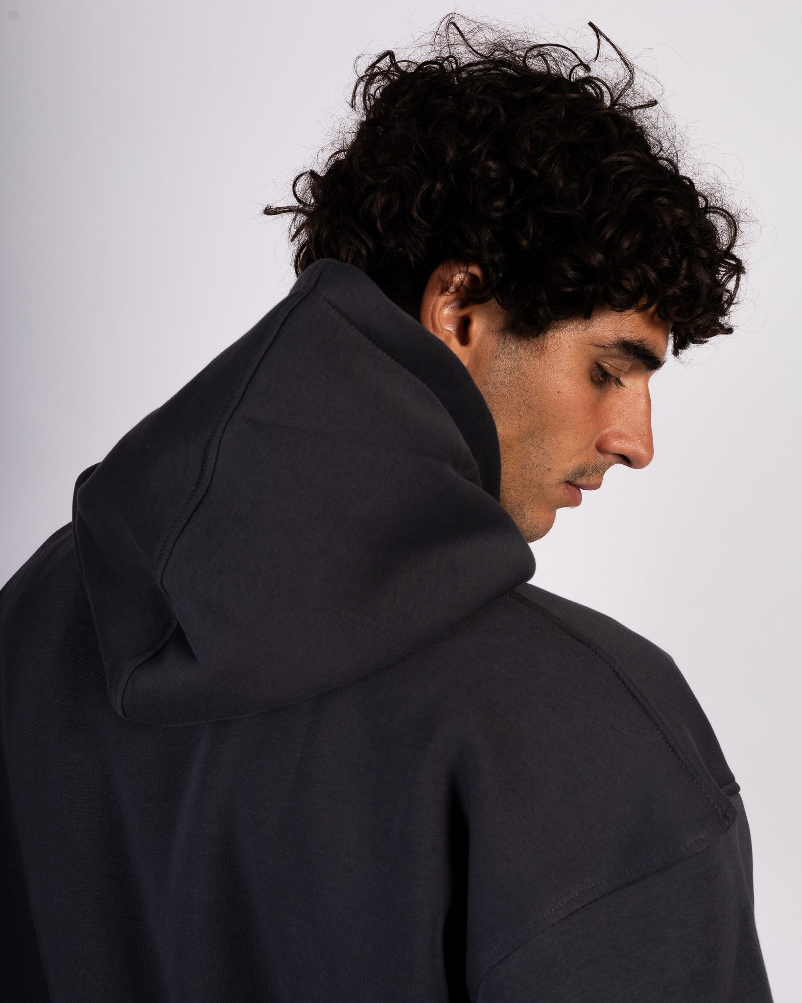 Shadow Script - Dark Grey Hoodie Anetos