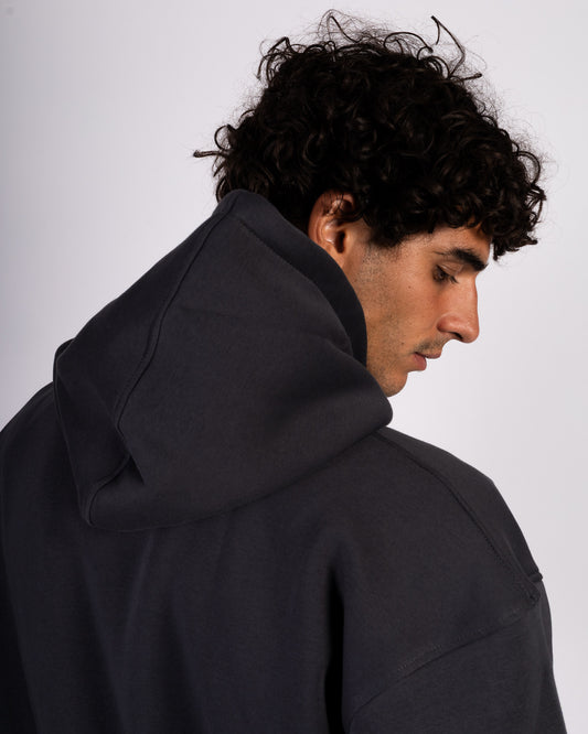 Shadow Script - Dark Grey Hoodie Anetos