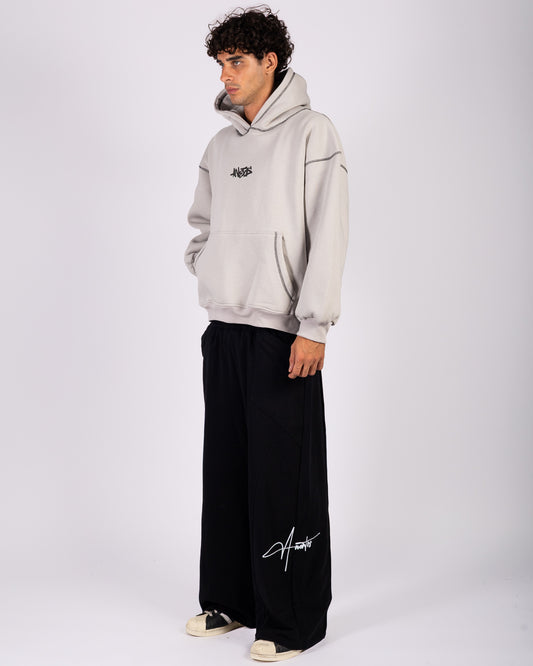 Let It Cascade - Light Grey Hoodie Anetos