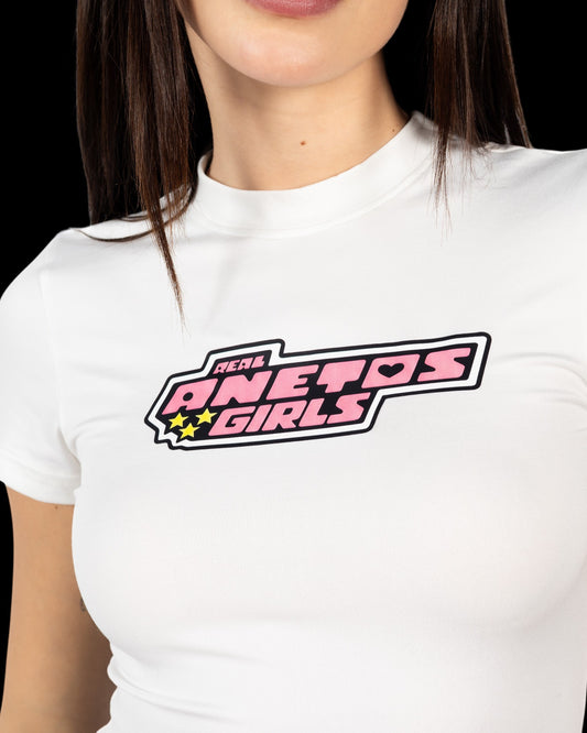 The Anetos Girls Top – White Anetos