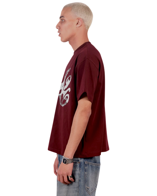 S26 Burgandy Tee Anetos
