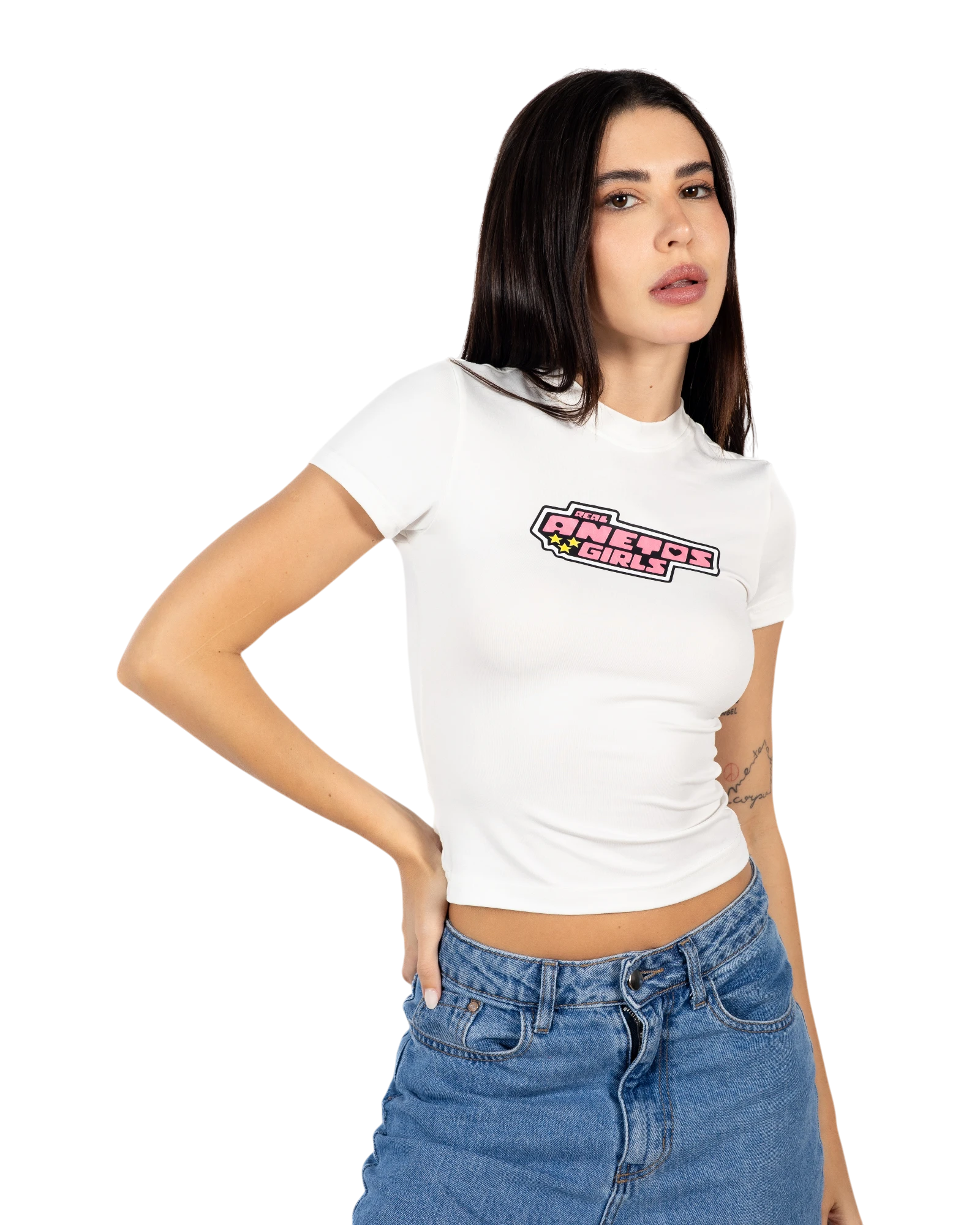 The Anetos Girls Top – White Anetos