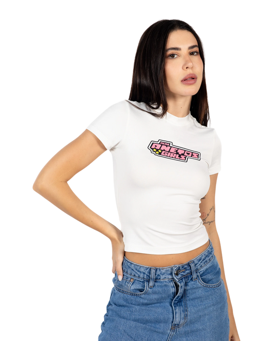 The Anetos Girls Top – White Anetos